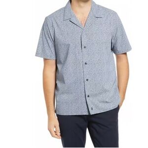 JOHNNIE-O Ronan Short Sleeve Button-Up Performance
Camp Shirt - Wake 2А